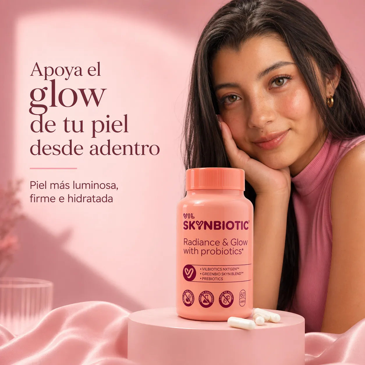 SkynBiotic para una piel más luminosa, firme e hidratada - Cuidado de la piel